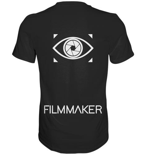 Filmmaker Vision T-Shirt Schwarz - Premium Shirt