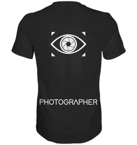 Photographer Vision T-Shirt Schwarz - Premium Shirt