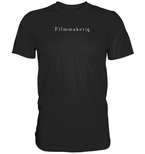 Filmmaker Simple T-Shirt  Schwarz - Premium Shirt